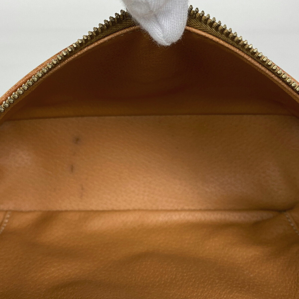 Celine Macadam Vanity Bag Handbag Makeup Clutch Canvas Brown - Picture 6 of 6